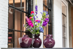 Vase Zlatko plum