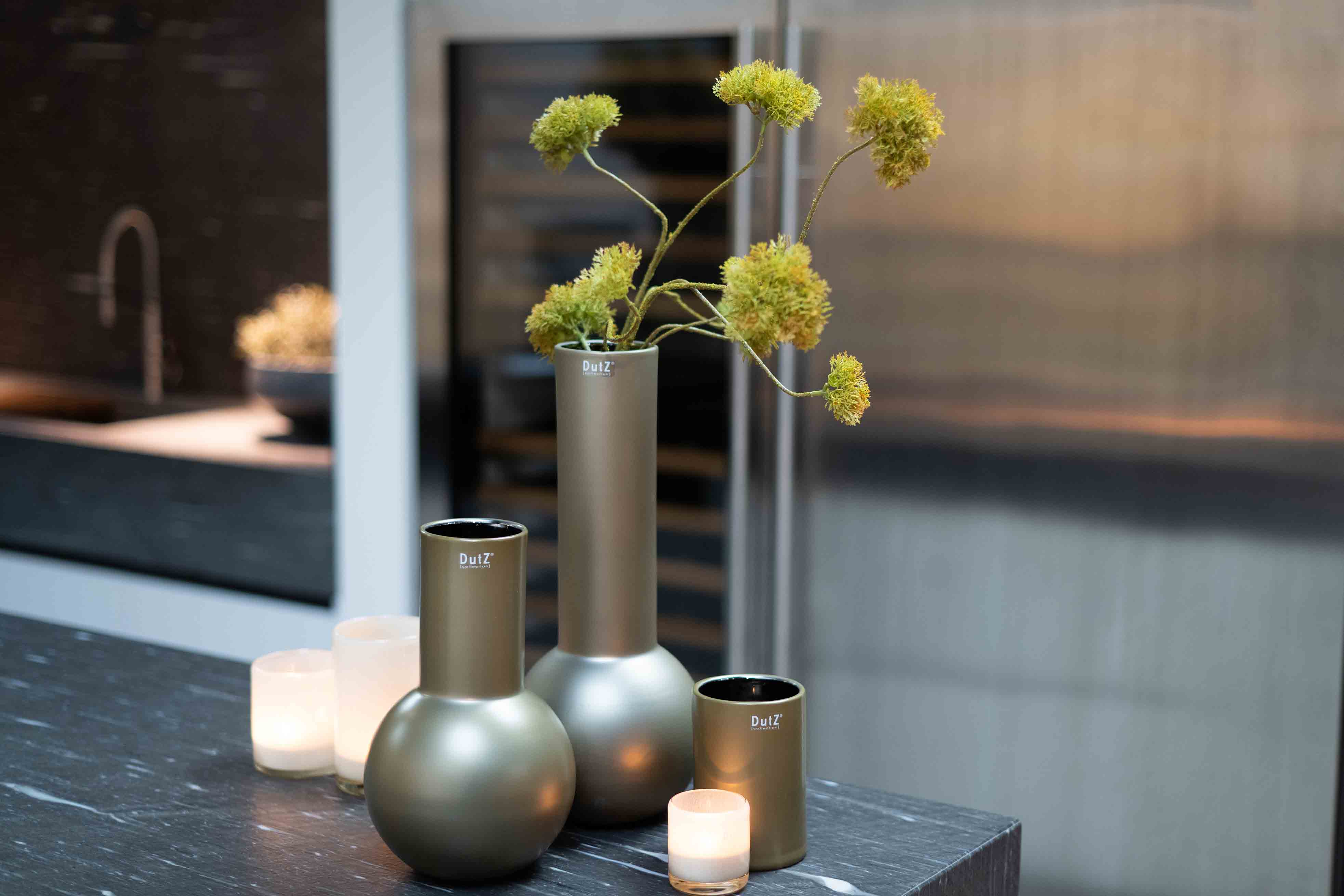 Vase Meryna mat gold