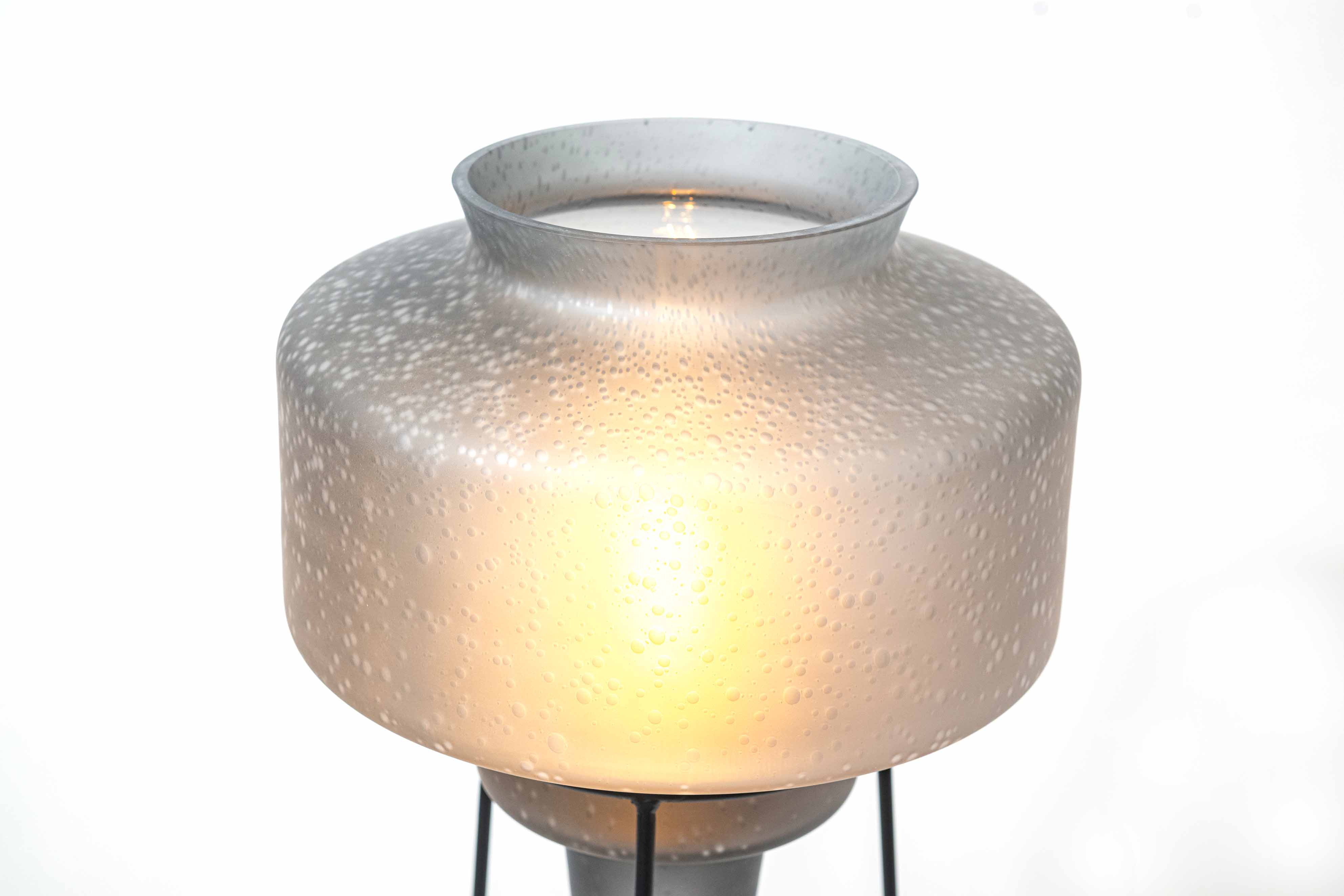 Lamp Pagode grey mat