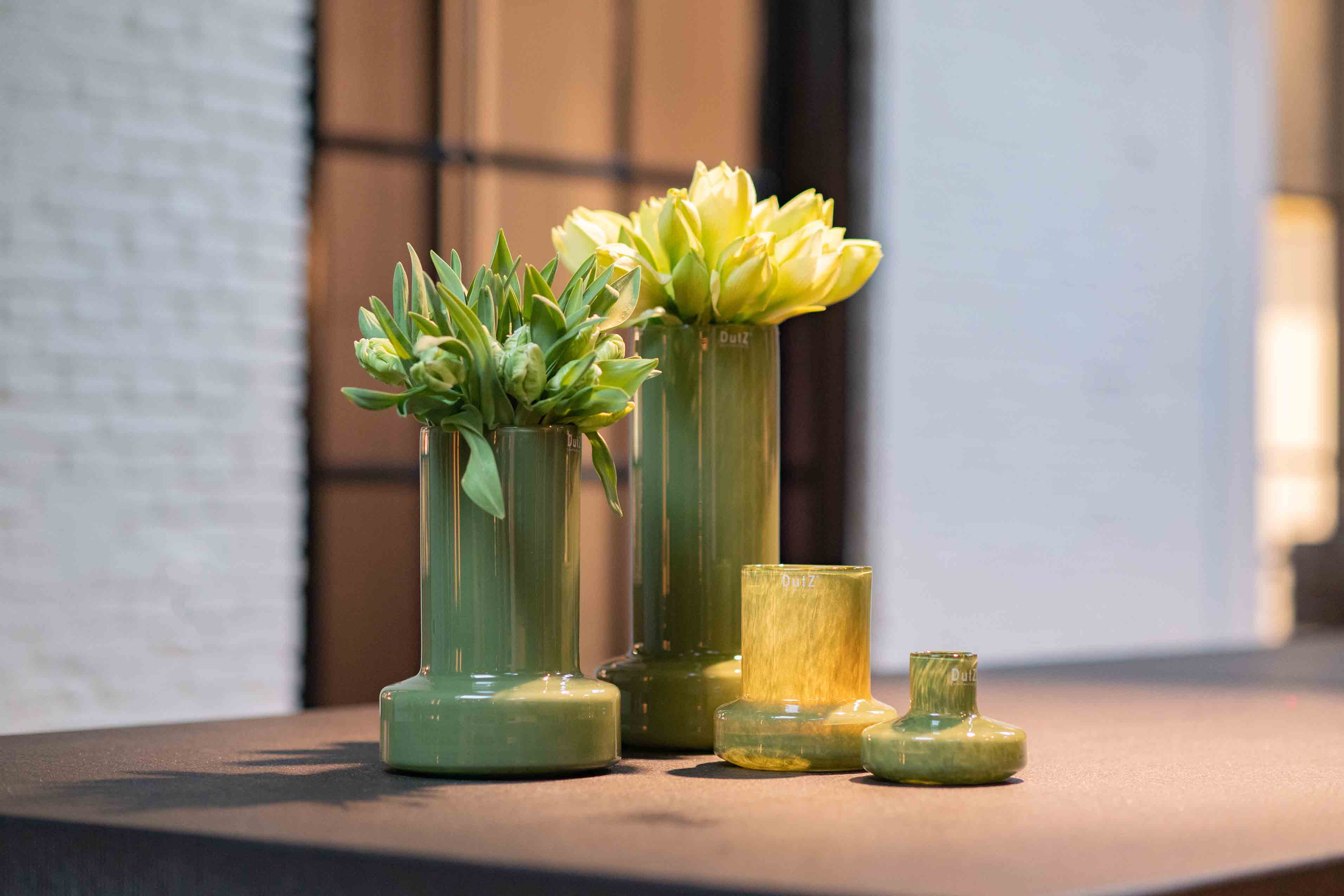 Vase Sharpo olivegreen