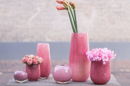 Vase Robert cranberry